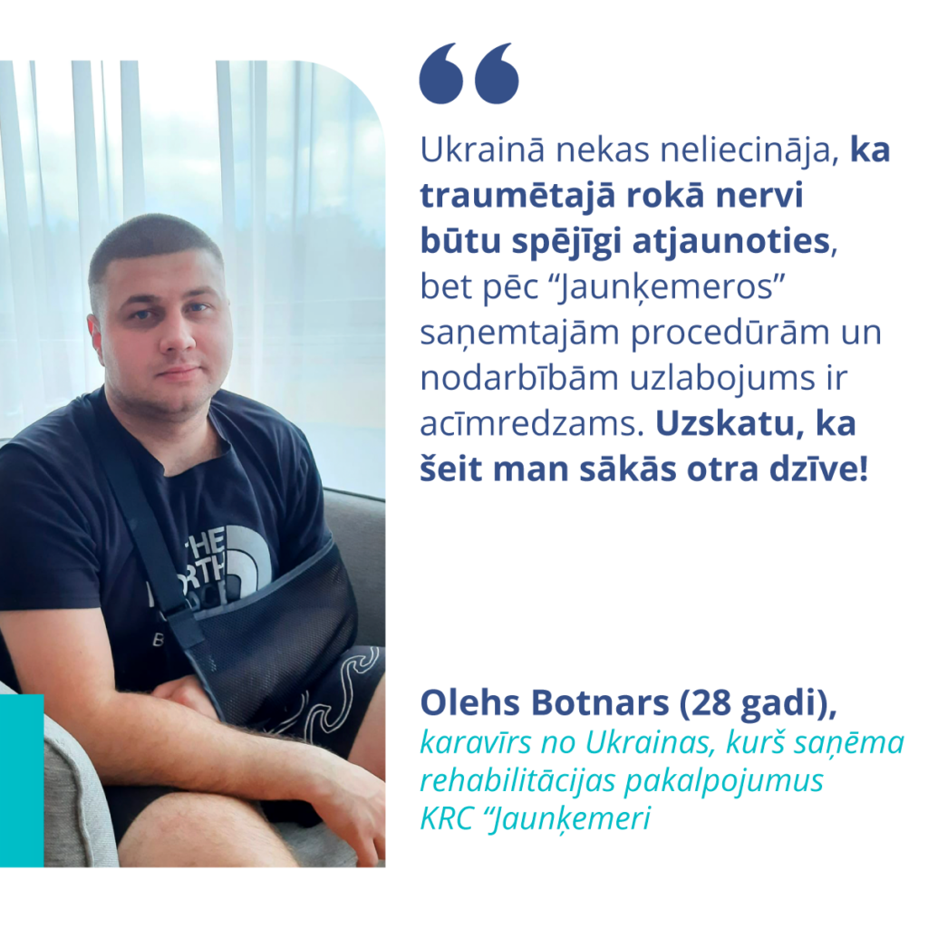 Rehabilitācija Ukrainas karavīriem "Jaunķemeros"